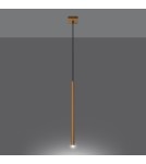 Sollux Lampa wisząca PASTELO 1 złota SL.1170 Sollux Lampa wisząca PASTELO 1 złota SL.1170