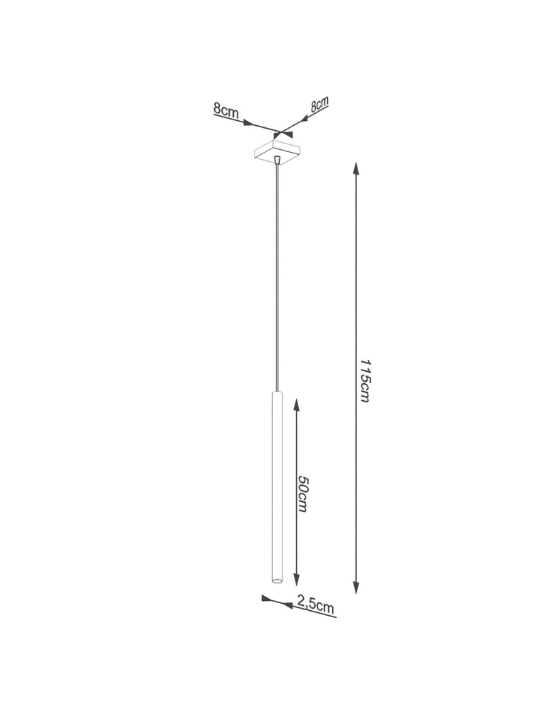 Sollux Lampa wisząca PASTELO 1 złota SL.1170 Sollux Lampa wisząca PASTELO 1 złota SL.1170