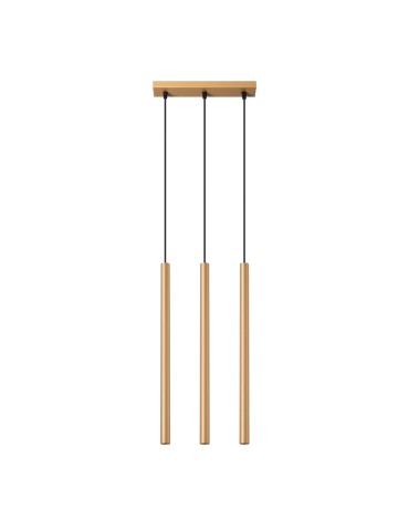 Sollux Lampa wisząca PASTELO 3L złota SL.1171