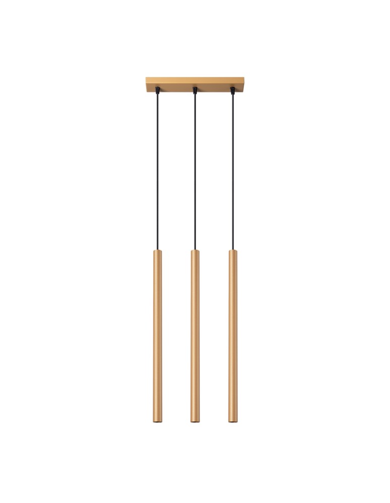 Sollux Lampa wisząca PASTELO 3L złota SL.1171 Sollux Lampa wisząca PASTELO 3L złota SL.1171