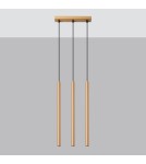 Sollux Lampa wisząca PASTELO 3L złota SL.1171 Sollux Lampa wisząca PASTELO 3L złota SL.1171