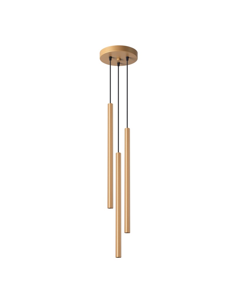 Sollux Lampa wisząca PASTELO 3P złota SL.1172 Sollux Lampa wisząca PASTELO 3P złota SL.1172
