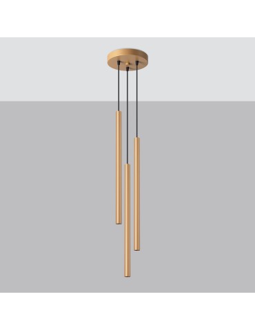 Sollux Lampa wisząca PASTELO 3P złota SL.1172 - produkt 2
