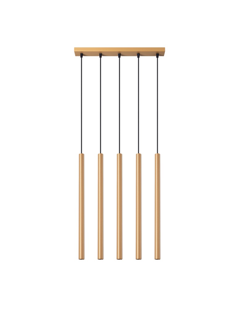 Sollux Lampa wisząca PASTELO 5L złota SL.1173 Sollux Lampa wisząca PASTELO 5L złota SL.1173