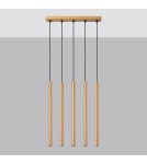 Sollux Lampa wisząca PASTELO 5L złota SL.1173 Sollux Lampa wisząca PASTELO 5L złota SL.1173