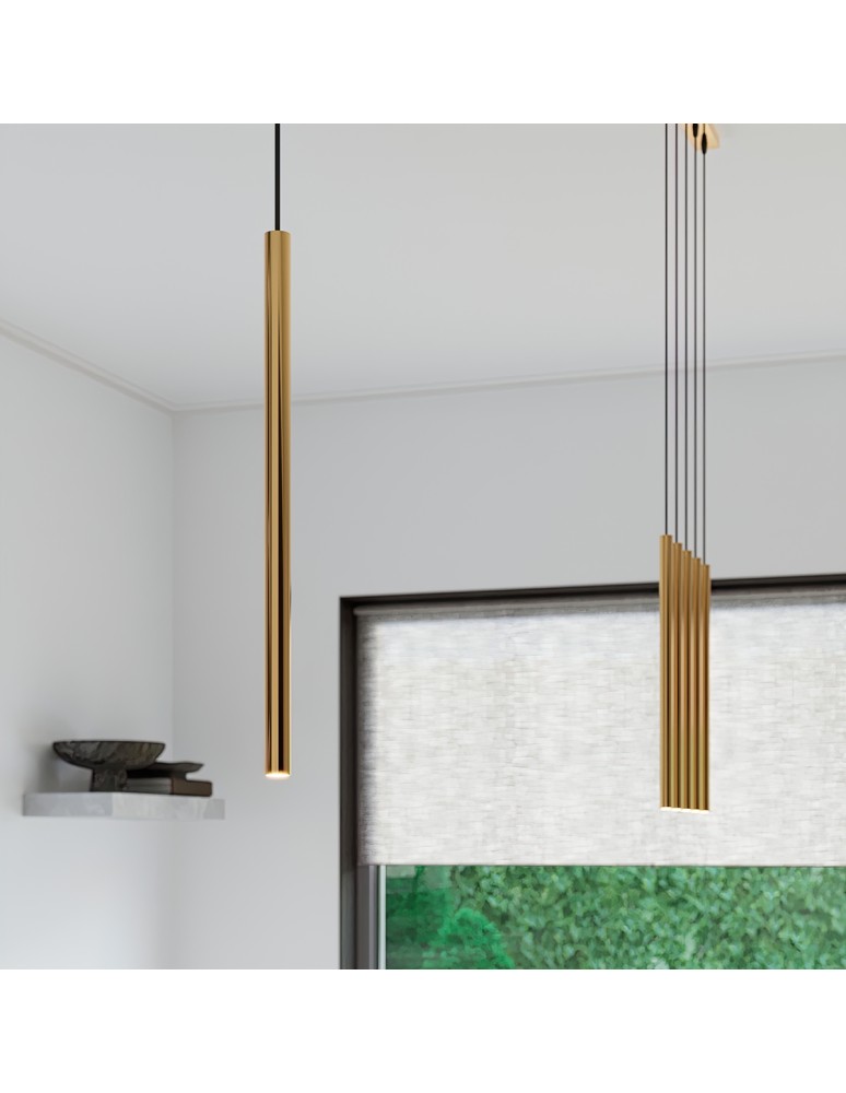 Sollux Lampa wisząca PASTELO 5L złota SL.1173 Sollux Lampa wisząca PASTELO 5L złota SL.1173