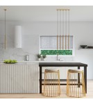 Sollux Lampa wisząca PASTELO 5L złota SL.1173 Sollux Lampa wisząca PASTELO 5L złota SL.1173