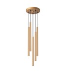 Sollux Lampa wisząca PASTELO 5P złota SL.1174 Sollux Lampa wisząca PASTELO 5P złota SL.1174