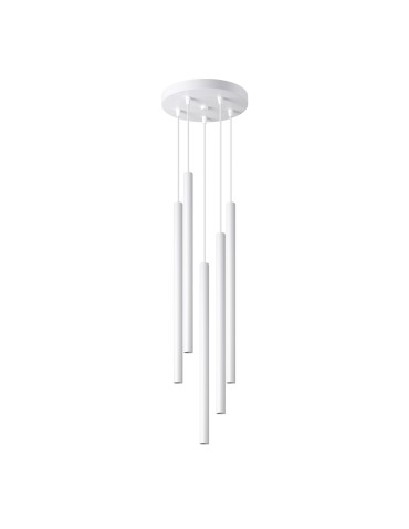 Sollux Lampa wisząca PASTELO 5P biała SL.1175