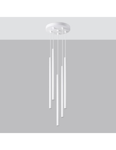 Sollux Lampa wisząca PASTELO 5P biała SL.1175 - produkt 2