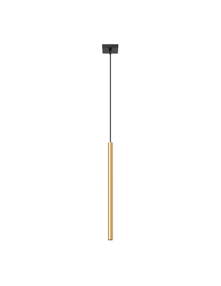 Sollux Lampa Wisząca PASTELO 1 złoty połysk SL.1195 Sollux Lampa Wisząca PASTELO 1 złoty połysk SL.1195