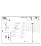 Sollux Lampa Wisząca PASTELO 1 złoty połysk SL.1195 Sollux Lampa Wisząca PASTELO 1 złoty połysk SL.1195