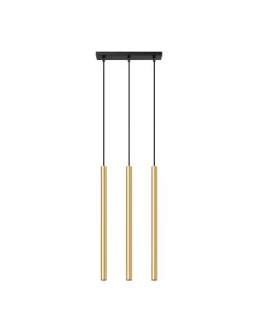 Sollux Lampa Wisząca PASTELO 3L złoty połysk SL.1196