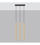 Sollux Lampa Wisząca PASTELO 3L złoty połysk SL.1196 Sollux Lampa Wisząca PASTELO 3L złoty połysk SL.1196