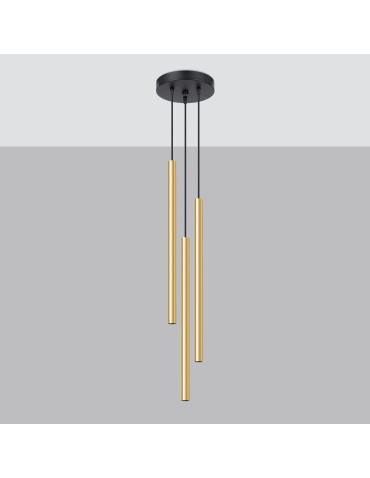 Sollux Lampa Wisząca PASTELO 3P złoty połysk SL.1197 - produkt 2