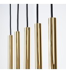 Sollux Lampa Wisząca PASTELO 5L złoty połysk SL.1198 Sollux Lampa Wisząca PASTELO 5L złoty połysk SL.1198