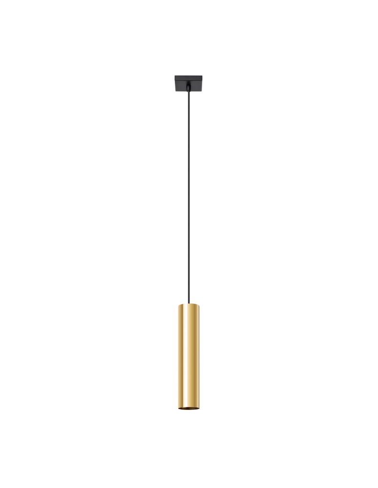 Sollux Lampa Wisząca LAGOS 1 złoty połysk SL.1200 Sollux Lampa Wisząca LAGOS 1 złoty połysk SL.1200
