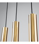 Sollux Lampa Wisząca LAGOS 3 złoty połysk SL.1201 Sollux Lampa Wisząca LAGOS 3 złoty połysk SL.1201