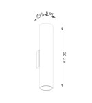 Kinkiety - Sollux Kinkiet LAGOS 2 złoty połysk SL.1202 - product 5