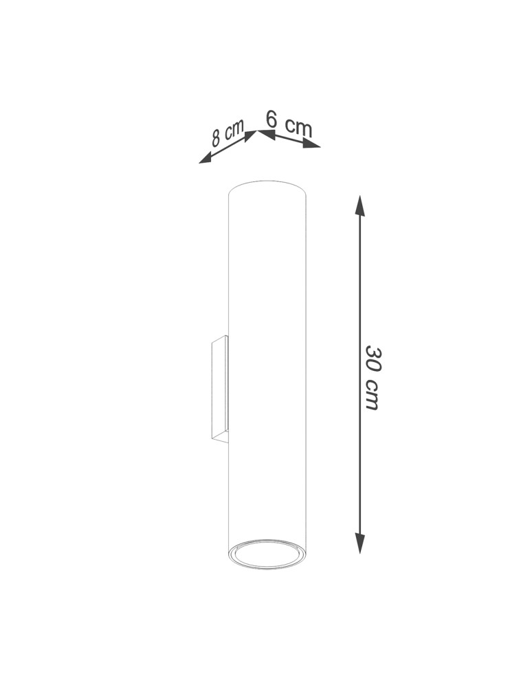 Kinkiety - Sollux Kinkiet LAGOS 2 złoty połysk SL.1202 - product kolory-swiatla.pl 5