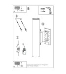 Kinkiety - Sollux Kinkiet LAGOS 2 złoty połysk SL.1202 - product 6