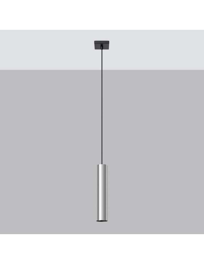 Sollux Lampa Wisząca LAGOS 1 chrom SL.1204 Sollux Lampa Wisząca LAGOS 1 chrom SL.1204