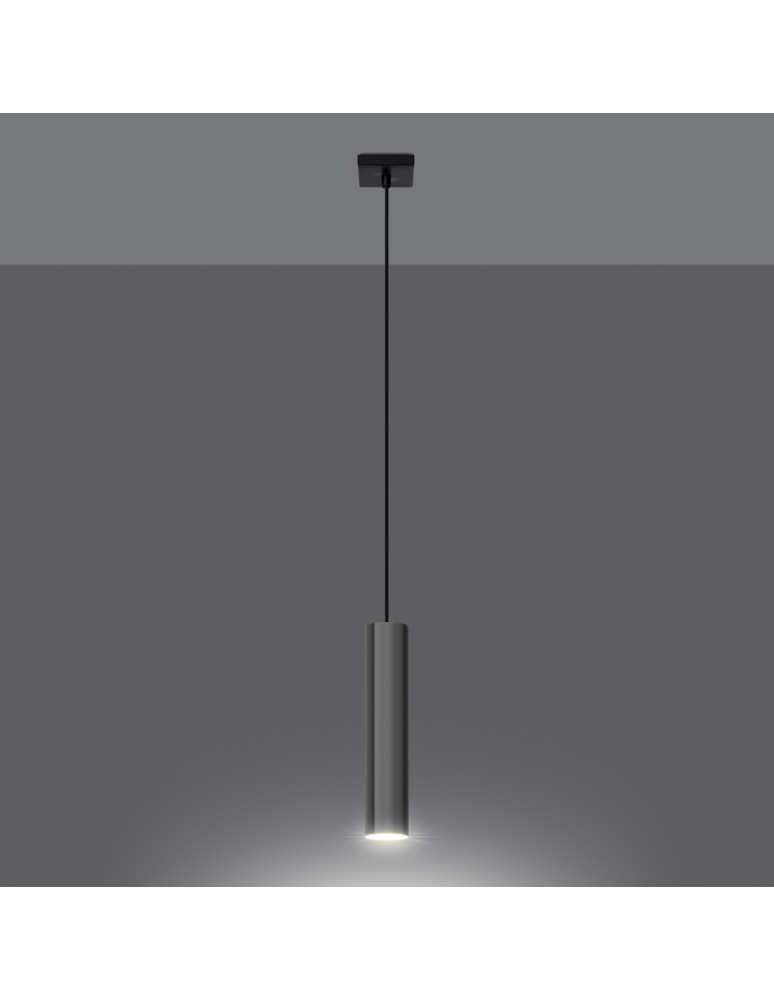 Sollux Lampa Wisząca LAGOS 1 chrom SL.1204 Sollux Lampa Wisząca LAGOS 1 chrom SL.1204