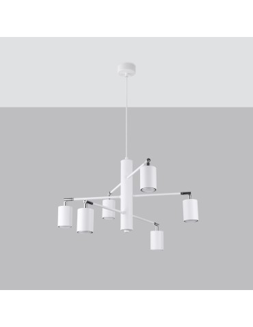 Sollux Żyrandol LEMMI 6 biały SL.1206 - produkt 2