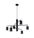 Sollux Żyrandol LEMMI 6 czarny SL.1207 Sollux Żyrandol LEMMI 6 czarny SL.1207