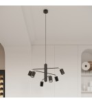 Sollux Żyrandol LEMMI 6 czarny SL.1207 Sollux Żyrandol LEMMI 6 czarny SL.1207