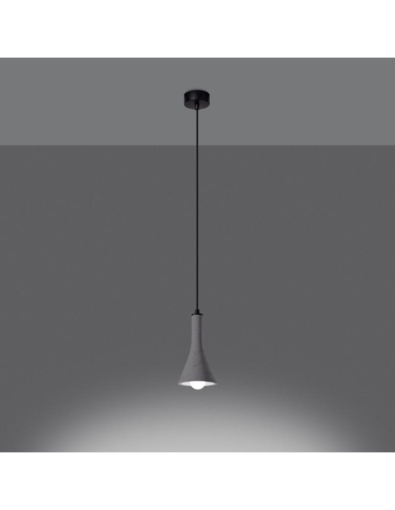 Sollux Lampa wisząca REA 1 beton SL.1223