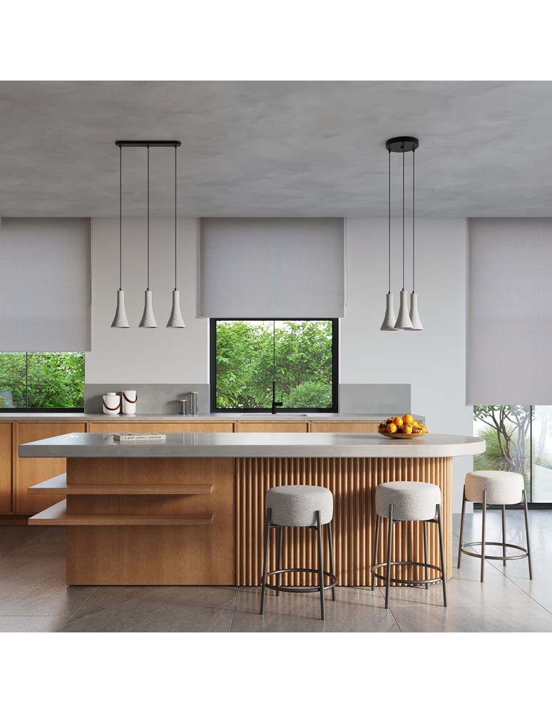 Sollux Lampa wisząca REA 1 beton SL.1223