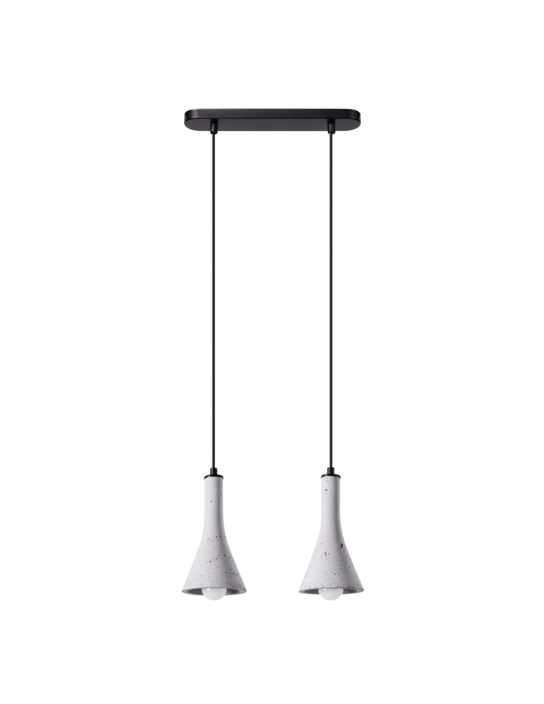 Sollux Lampa wisząca REA 2 beton SL.1224 Sollux Lampa wisząca REA 2 beton SL.1224