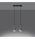 Sollux Lampa wisząca REA 2 beton SL.1224 Sollux Lampa wisząca REA 2 beton SL.1224