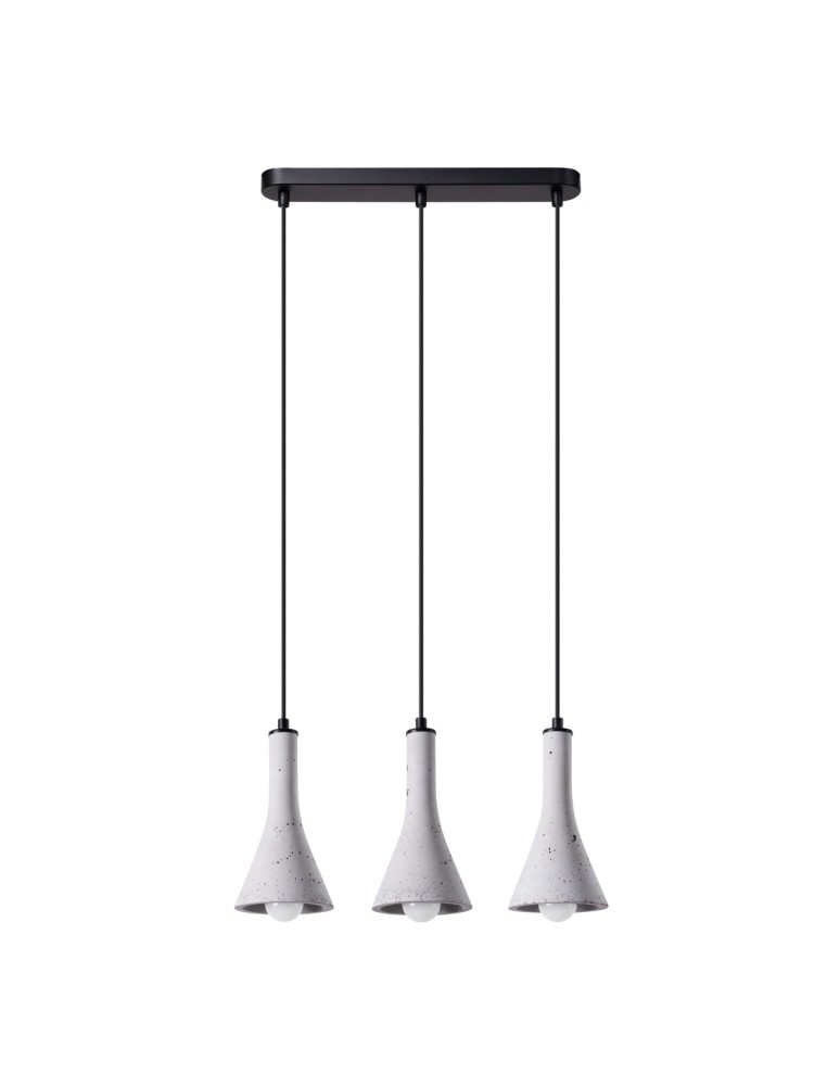Sollux Lampa wisząca REA 3L beton SL.1225