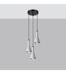 Sollux Lampa wisząca REA 3P beton SL.1226 Sollux Lampa wisząca REA 3P beton SL.1226