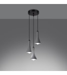 Sollux Lampa wisząca REA 3P beton SL.1226 Sollux Lampa wisząca REA 3P beton SL.1226