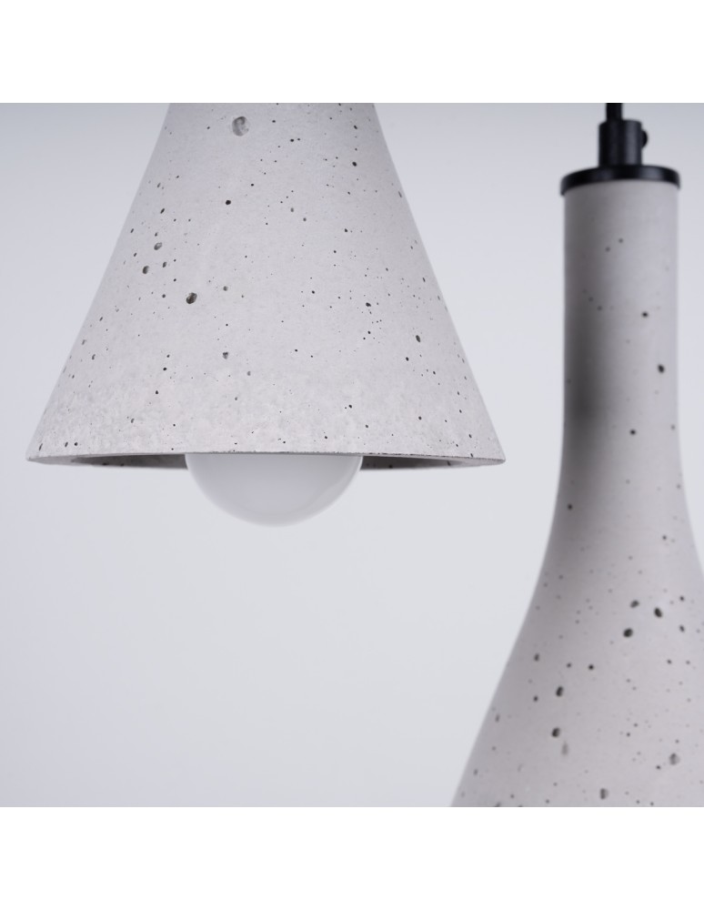 Sollux Lampa wisząca REA 3P beton SL.1226 Sollux Lampa wisząca REA 3P beton SL.1226