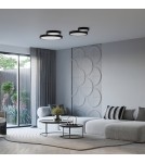 Sollux Plafon ONYX 30 czarny LED 3000K SL.1242 Sollux Plafon ONYX 30 czarny LED 3000K SL.1242