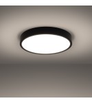 Plafony LED - Sollux Plafon ONYX 50 czarny LED 3000K SL.1246 - product 3