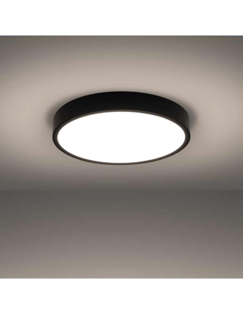 Sollux Plafon ONYX 50 czarny LED 3000K SL.1246