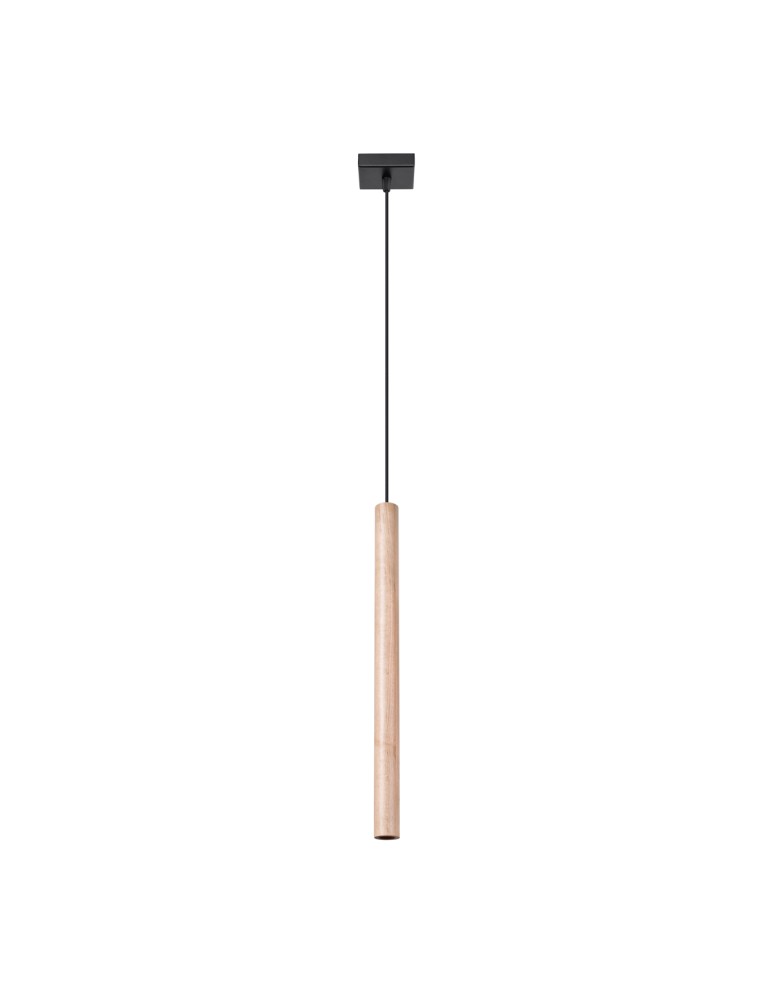 Sollux Lampa wisząca PASTELO 1 drewno SL.1266