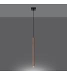 Lampy wiszące - Sollux Lampa wisząca PASTELO 1 drewno SL.1266 - product 3