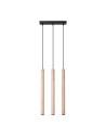 Sollux Lampa wisząca PASTELO 3L drewno SL.1267