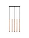 Sollux Lampa wisząca PASTELO 5L drewno SL.1269