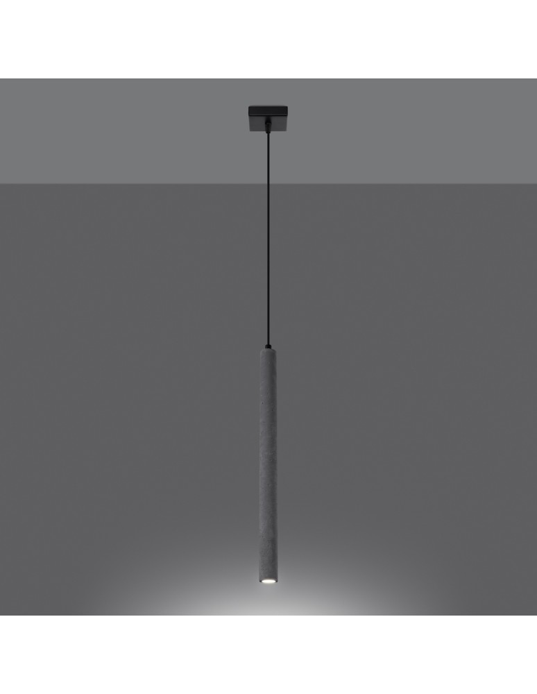 Sollux Lampa wisząca PASTELO 1 beton SL.1271