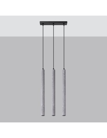 Sollux Lampa wisząca PASTELO 3L beton SL.1272 - produkt 2