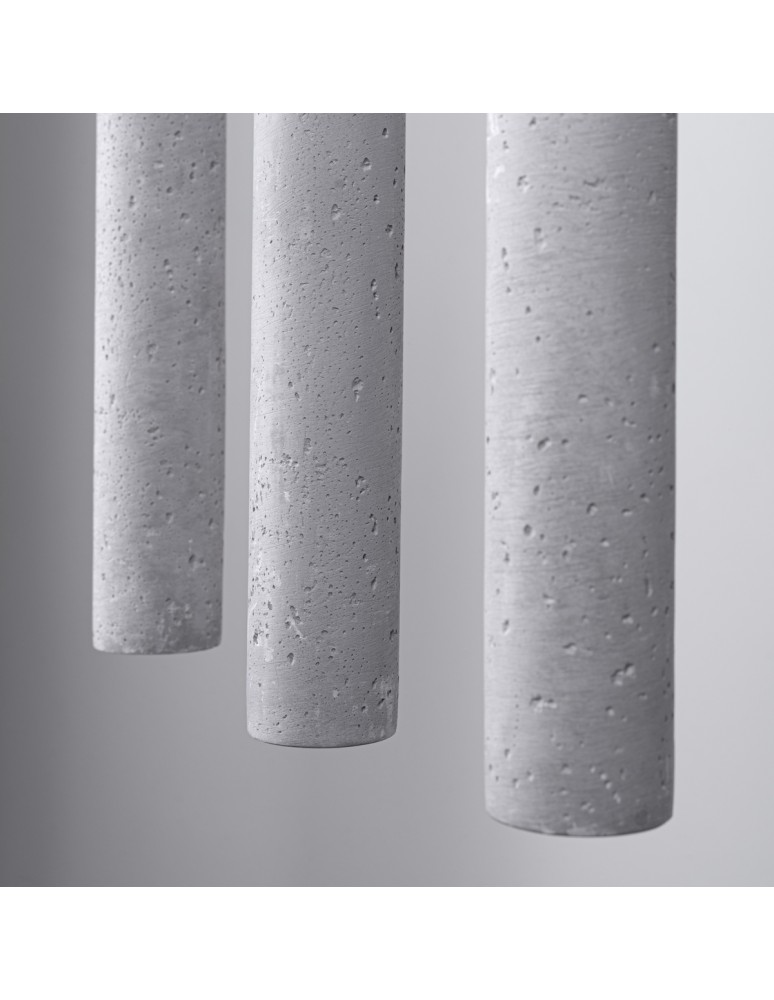 Sollux Lampa wisząca PASTELO 3L beton SL.1272 Sollux Lampa wisząca PASTELO 3L beton SL.1272