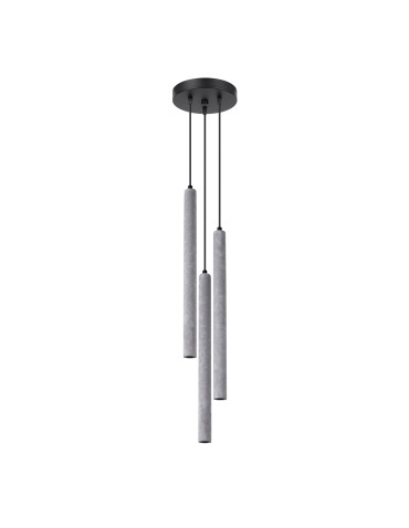 Sollux Lampa wisząca PASTELO 3P beton SL.1273