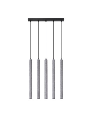 Sollux Lampa wisząca PASTELO 5L beton SL.1274